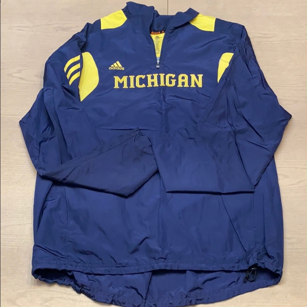 adidas University of Michigan Windbreaker